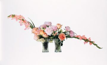 Hyperrealistic Paintings of Floral Arrangements Resembling Animals