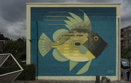 Large-Scale Murals of Flora And Fauna by Amok Island