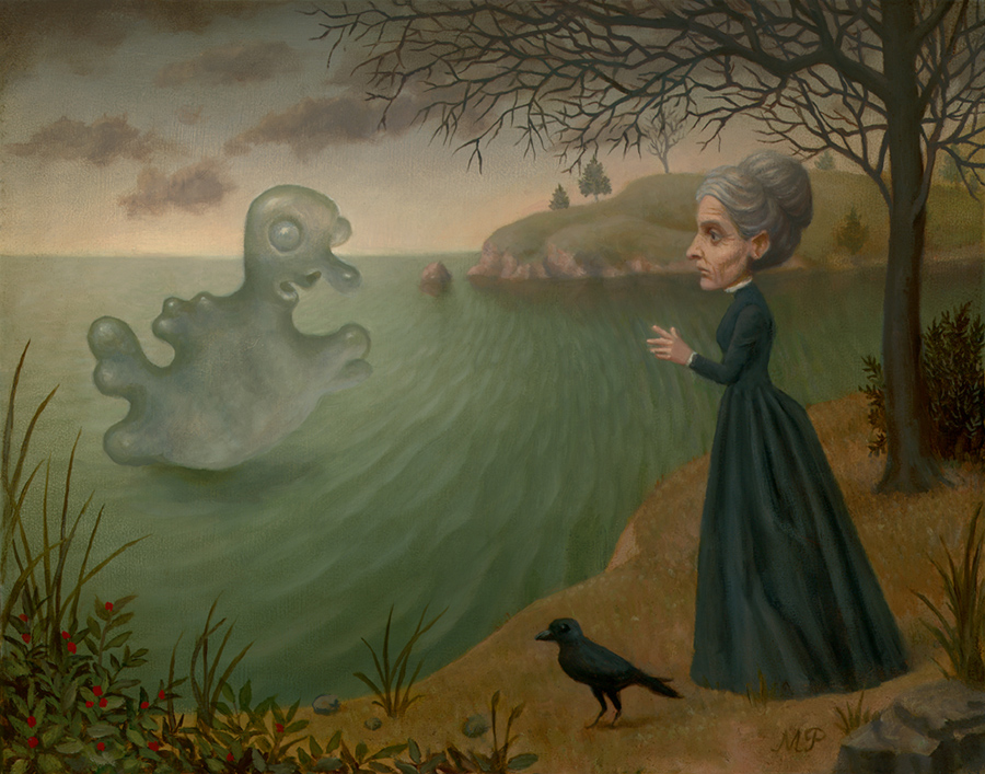 Peculiar Pop Surrealist Paintings by Marion Peck
