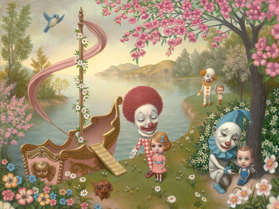 Peculiar Pop Surrealist Paintings by Marion Peck